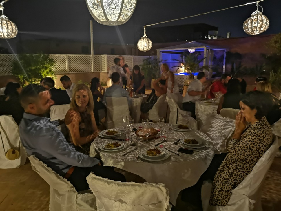 mariage dansun riad à Marrakech